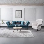 Set canapea Santano,canapea 3 locuri si 1 fotoliu - imagine 7