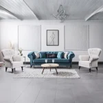 Set canapea Santano,canapea 3 locuri si 1 fotoliu - imagine 5