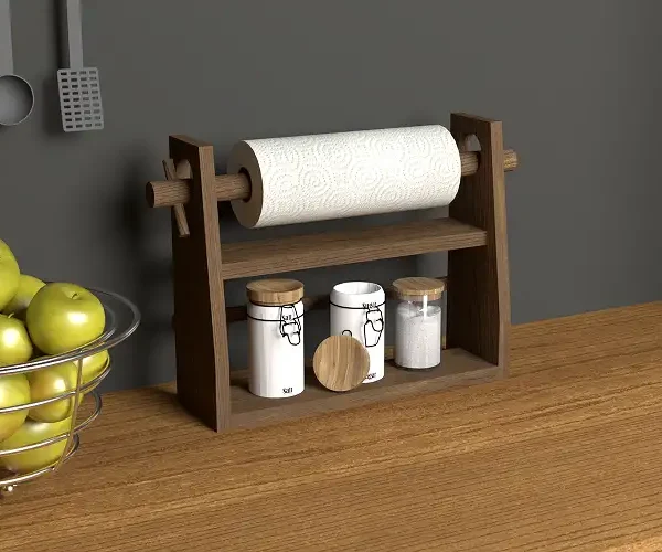 Suport prosop din lemn bucatarie Homs, 33.3x26.8 cm