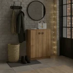 Dulap cu 2 usi Defne culoare nuc 60 cm