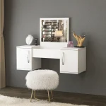 Masa toaleta suspendata cu oglinda, Laura Homs, 100 x 376 x 723 mm ,alb