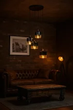 Lustra auriu-negru, homs ro,40030