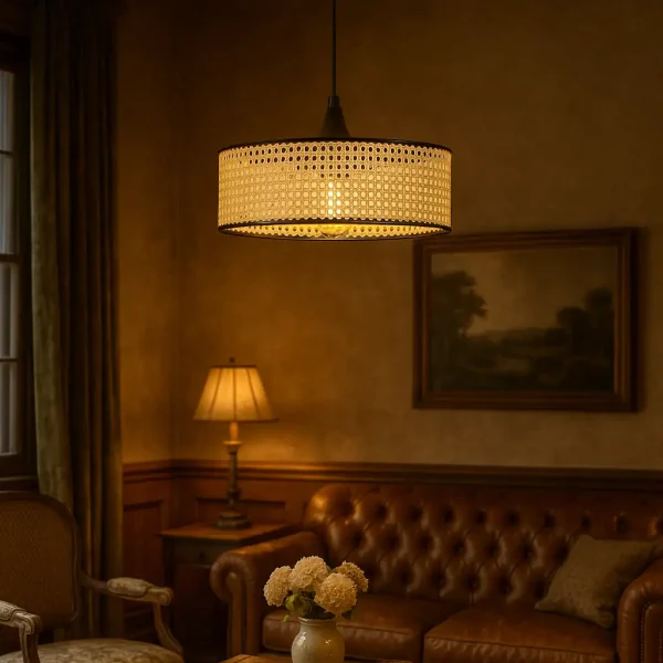 Lustra stil industrial lemn-metal,seria lx, homs,40008