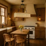 Lustra stil industrial lemn-metal,seria lx, homs,40055 - imagine 2