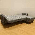 Coltar extensibil cu lada Soren Homs,gri - imagine 2