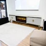 Comoda cu semineu Calvin 160x50x40 cm - imagine 5