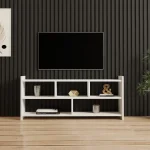 Comoda Televizor Pera, culoare alb 120 cm - imagine 4