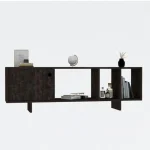 Comoda televizor Susana pentru living culoare antracit 140 cm - imagine 4