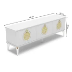 Comoda televizor Lorena, 160 cm, 25079 - imagine 3