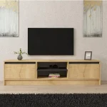 Comoda tv Pearle pentru living culoare stejar 180 cm - imagine 6