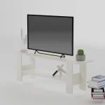 Comoda tv Homs 125x 30 x 40 cm Alb - imagine 6