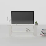 Comoda tv Homs 125x 30 x 40 cm Alb - imagine 5
