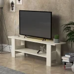 Comoda tv Homs 125x 30 x 40 cm Alb - imagine 3