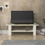 Comoda tv Homs 125x 30 x 40 cm Alb - imagine 2