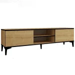 Comoda tv Dolores culoare oak 180 cm - imagine 4