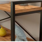 Comoda tv cadru metal, Onix Homs, 120 x 60 x 35 cm - imagine 3