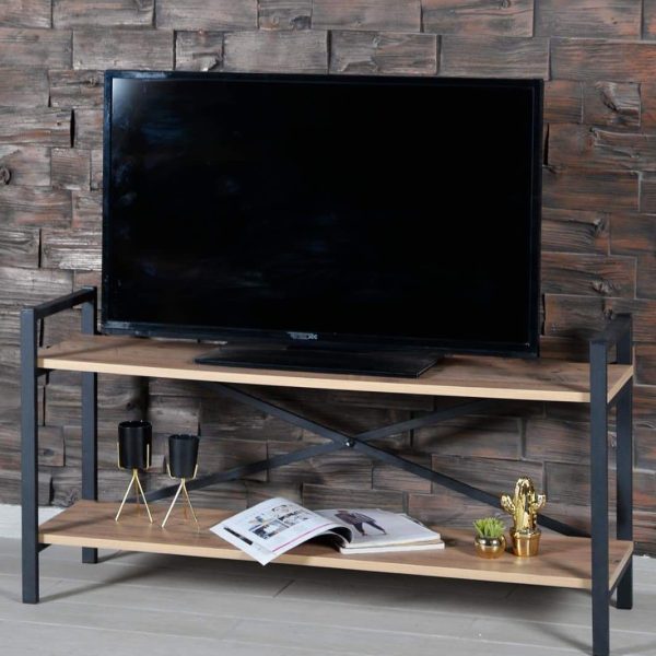 Comoda tv cadru metal, Onix Homs, 120 x 60 x 35 cm