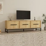 Comoda tv Melody pentru living culoare stejar 160 cm