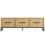 Comoda tv Melody pentru living culoare stejar 160 cm - imagine 4