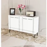 Consola si comoda Rosella alb 120 cm - imagine 4