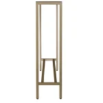 Consola Ruby din sticla si metal 80 cm - imagine 5