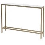 Consola Ruby din sticla si metal 80 cm - imagine 6