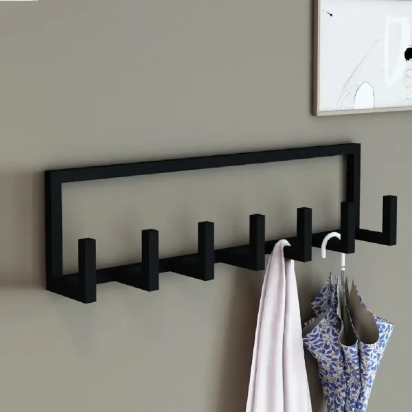 Cuier cu 7 agatatori si polita, V5 Homs, 70 x 10 x 20 cm,