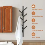 Cuier pom din metal cu 8 agatatori, Sega, 100 cm