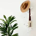 Cuier de perete metal 100 cm Three Homs, alb - imagine 6