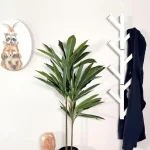 Cuier de perete metal 100 cm Three Homs, alb - imagine 2