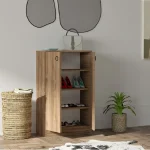 Dulap cu 2 usi Defne culoare nuc 60 cm - imagine 3