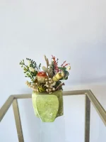 Ghiveci decorativ cu flori artificiale, homs seria A620,17x5.5x9 cm,30361 - imagine 14