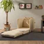 Fotoliu Extensibil Saga,bej,200 cm x 60 cm