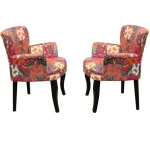 Fotoliu Relax portocaliu, picioare negru, Homs