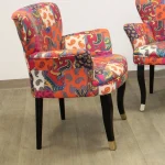 Fotoliu Relax portocaliu, picioare negru, Homs - imagine 3