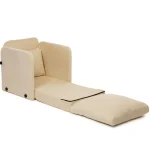 Fotoliu Extensibil Saga,bej,200 cm x 60 cm - imagine 6