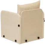 Fotoliu Extensibil Saga,bej,200 cm x 60 cm - imagine 5