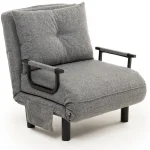 Fotoliu Extensibil,reglabil,Sento,175 x 50 cm,gri