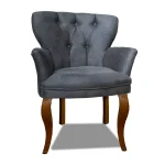 Fotoliu tip berjer, Cafe gri - imagine 3