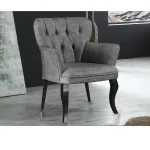 Fotoliu tip berjer, Cafe gri - imagine 4