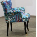 Fotoliu cocktail Relax Homs textil albastru - imagine 2