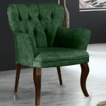 Fotoliu tip berjer, Cafe Homs,verde - imagine 19