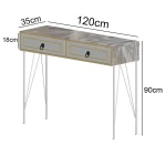 Masuta hol intrare Elegance 120 cm - imagine 4