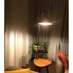 Masuta cu lampadar Decora Homs, negru,Seria lx, 40004 - imagine 9