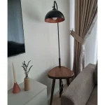 Masuta cu lampadar Decora Homs, negru,Seria lx, 40004 - imagine 17