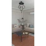 Masuta cu lampadar Decora Homs, negru,Seria lx, 40004 - imagine 12