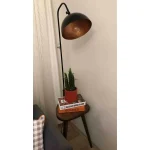 Masuta cu lampadar Decora Homs, negru,Seria lx, 40004 - imagine 11