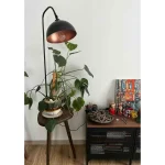 Masuta cu lampadar Decora Homs, negru,Seria lx, 40004 - imagine 7