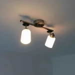 Lustra coloare crom-alb, homs ro,40016 - imagine 2