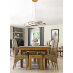 Lustra gold cu led,3 color lumina homs ro,lx,40024 - imagine 2